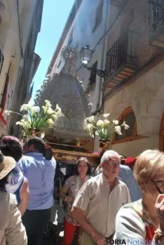 La procesión de la Virgen el sábado. / SN