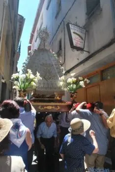 La procesión de la Virgen el sábado. / SN
