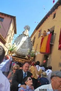 La procesión de la Virgen el sábado. / SN