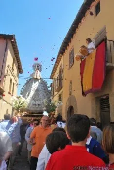 La procesión de la Virgen el sábado. / SN