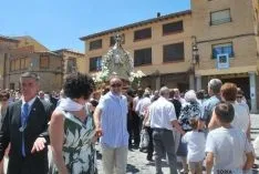 La procesión de la Virgen el sábado. / SN