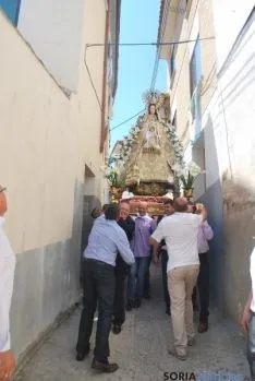 La procesión de la Virgen el sábado. / SN
