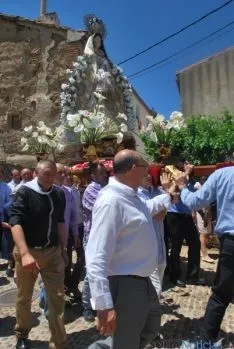 La procesión de la Virgen el sábado. / SN