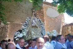 La procesión de la Virgen el sábado. / SN