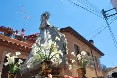 La procesión de la Virgen el sábado. / SN