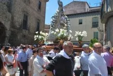 La procesión de la Virgen el sábado. / SN