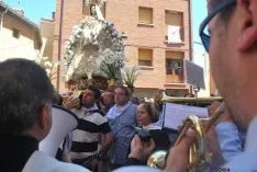 La procesión de la Virgen el sábado. / SN