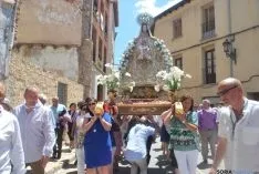 La procesión de la Virgen el sábado. / SN