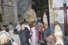 La procesión de la Virgen el sábado. / SN