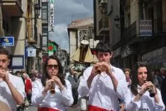 Imagen de la ceremonia de la llegada del bastón. / SN