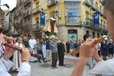 Imagen de la ceremonia de la llegada del bastón. / SN