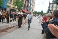 Imagen de la ceremonia de la llegada del bastón. / SN
