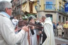 Imagen de la ceremonia de la llegada del bastón. / SN