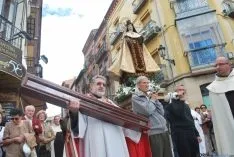 Imagen de la ceremonia de la llegada del bastón. / SN