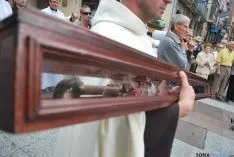 Imagen de la ceremonia de la llegada del bastón. / SN