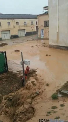 Sta. María de Huerta inundada