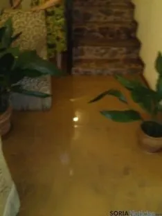 Sta. María de Huerta inundada
