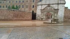 Sta. María de Huerta inundada