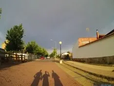 Los atletas populares en el recorrido de La Saca