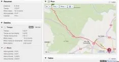 Los atletas populares en el recorrido de La Saca