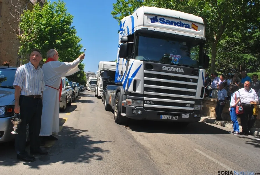 Bendición de vehículos en San Cristóbal. / SN