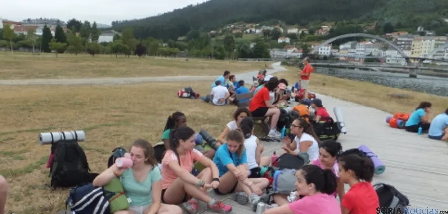 Jóvenes en la Peregrinación