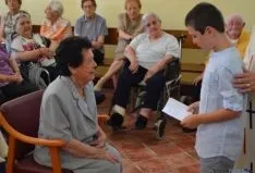 Acto en la Residencia San Blas