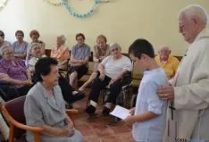 Acto en la Residencia San Blas