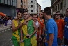 Foto 6 - Tres pe&ntilde;as se reparten el momento 'preg&oacute;n' desde la Consistorial de San Leonardo
