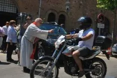 Bendición de vehículos en San Cristóbal. / SN