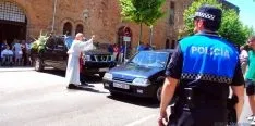 Bendición de vehículos en San Cristóbal. / SN