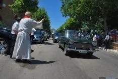 Bendición de vehículos en San Cristóbal. / SN