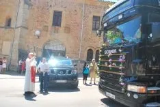 Bendición de vehículos en San Cristóbal. / SN
