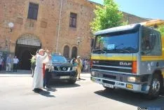 Bendición de vehículos en San Cristóbal. / SN