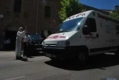 Bendición de vehículos en San Cristóbal. / SN