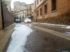 Granizo caído en el este de la provincia