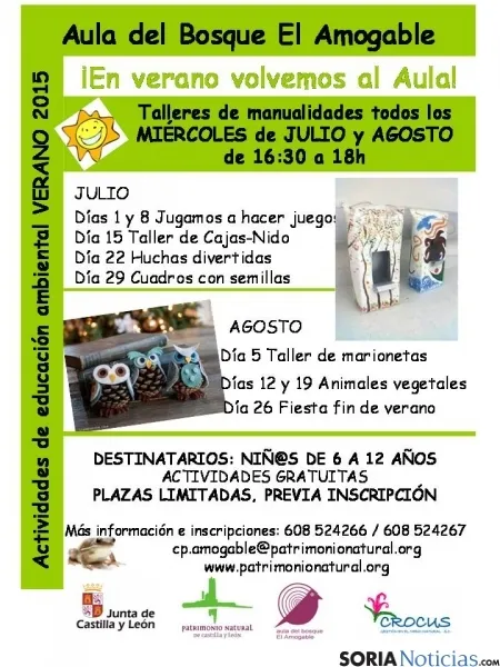 Actividades de verano en el Aula. 