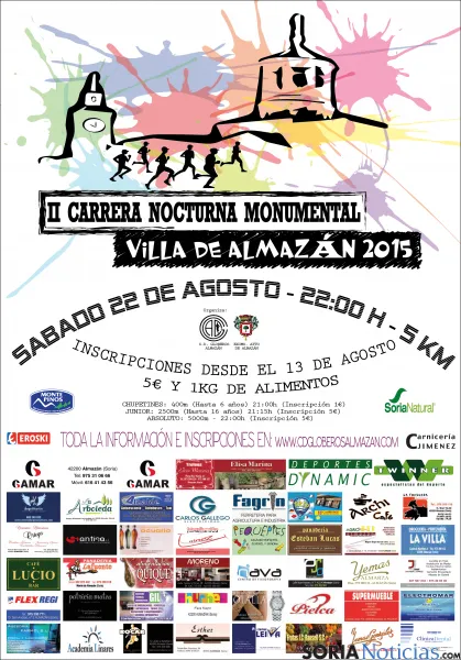 Cartel de la carrera.