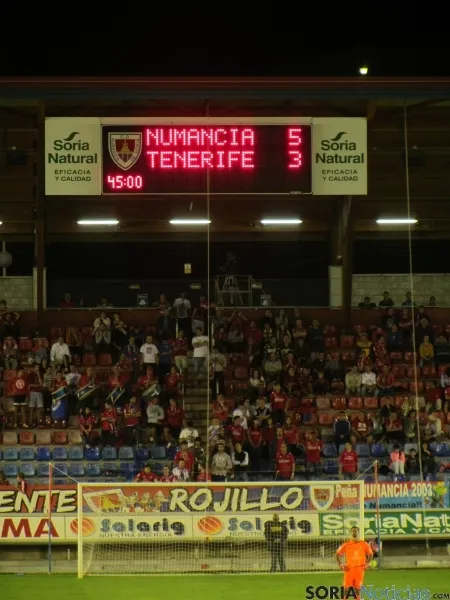 Numancia 6 - Tenerife 3. SN