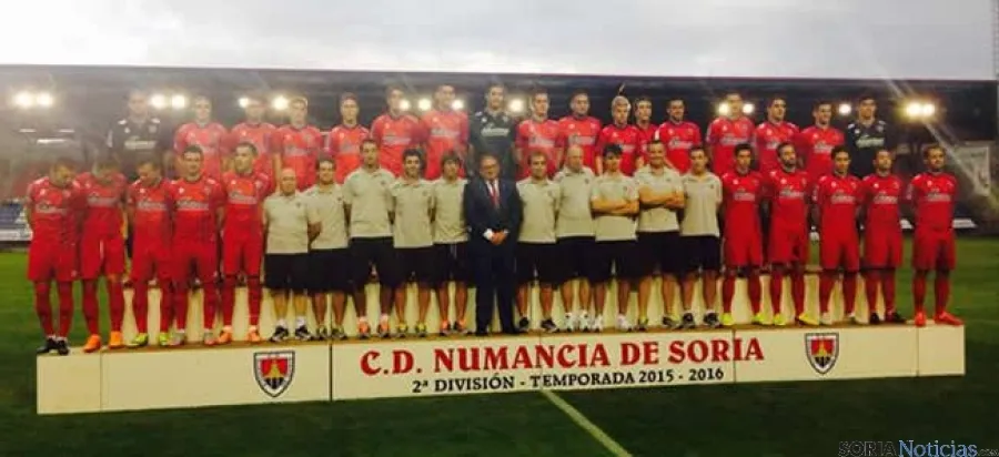 Presentación del Numancia ante el Eibar