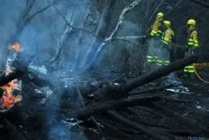 Labores de extinción del fuego. / SN