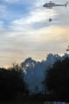 Imagen del incendio. / SN