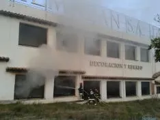 Incendio en Muebles Almazán
