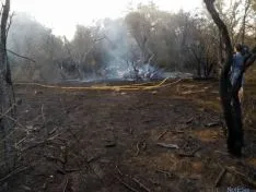 Incendio cerca de la CMA/SN