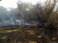 Incendio cerca de la CMA/SN