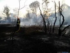 Incendio cerca de la CMA/SN