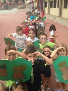 Los más pequeños aprendiendo en Ólvega