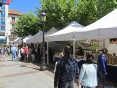 Los puestos alimenticios esta mañana. SN