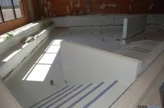 Estado actual de las obras del Polideportivo de la Juventud. Ayto