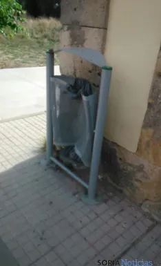 Destrozos en la estación. Asoaf